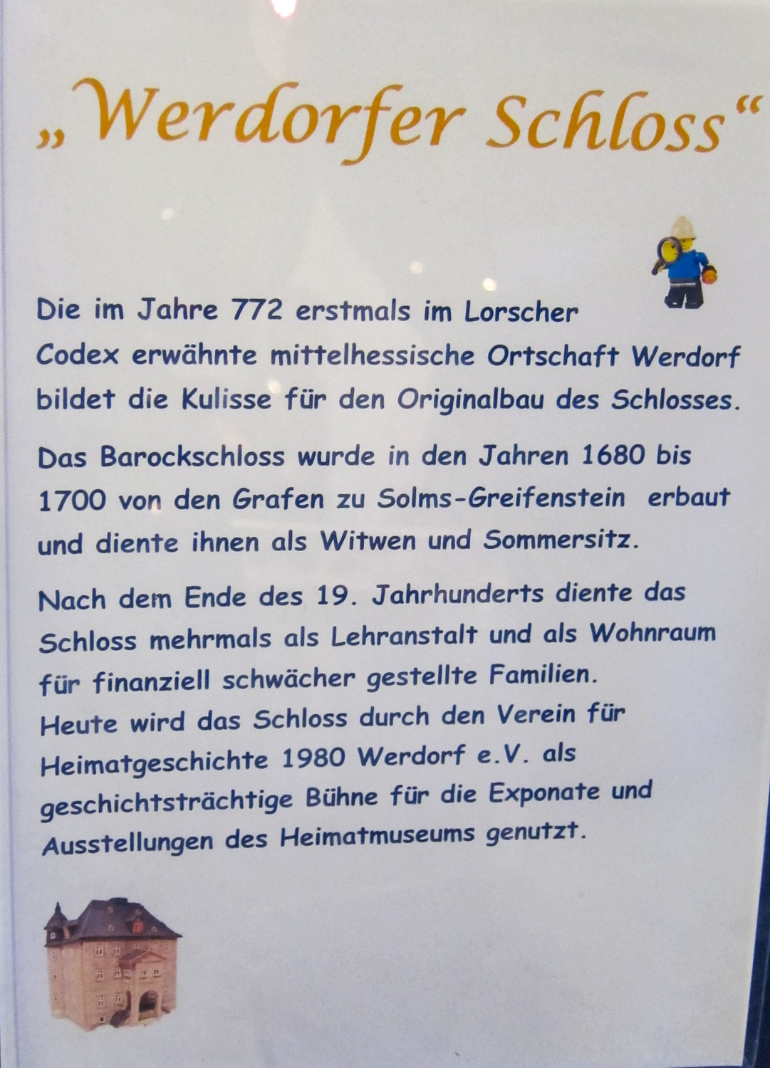 Infotafel zum
