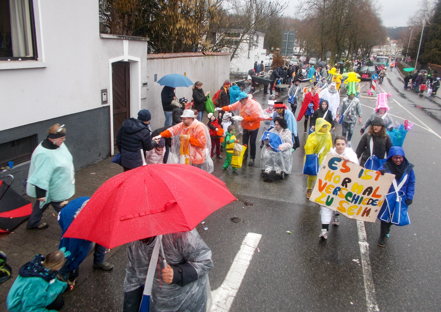 auf den Straßen