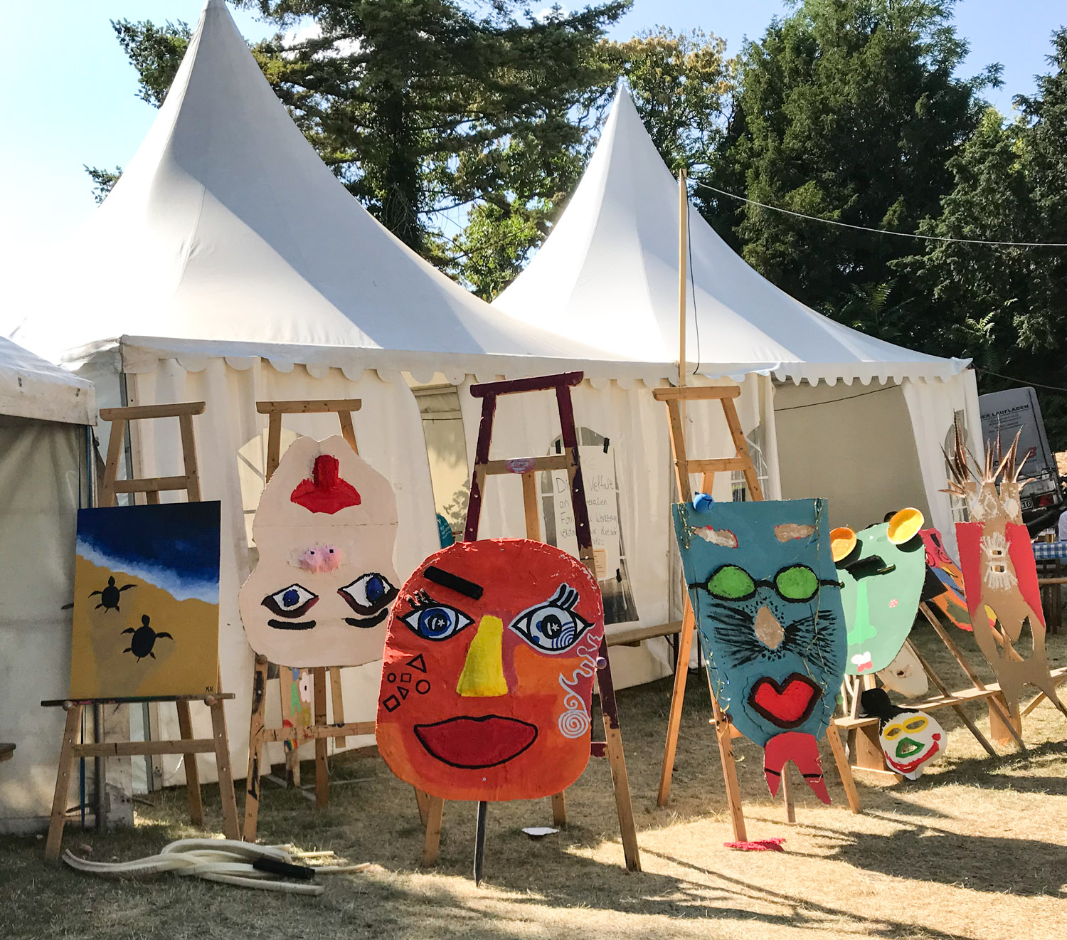Ergebnisse der Kunst-Workshops