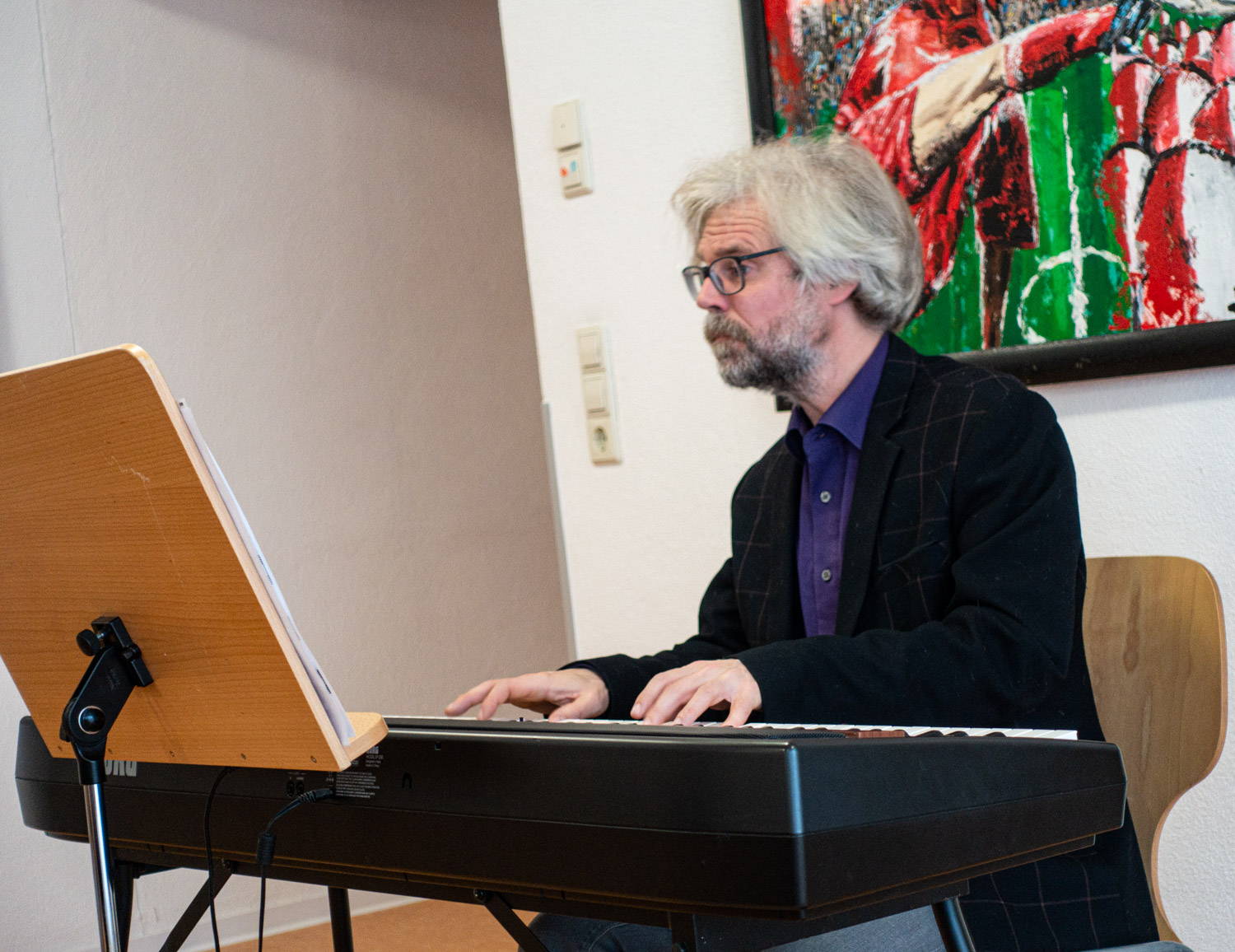 Musikstücke am Klavier