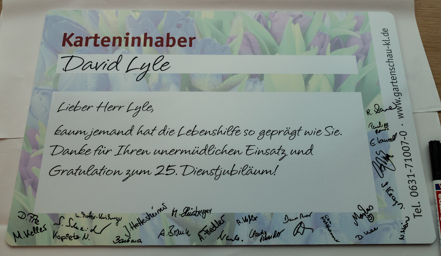 Eintritt auf die Gartenschau
