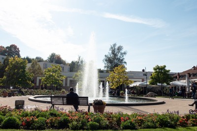 Brunnen an der Gartenschau