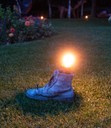"brennende Schuhe"